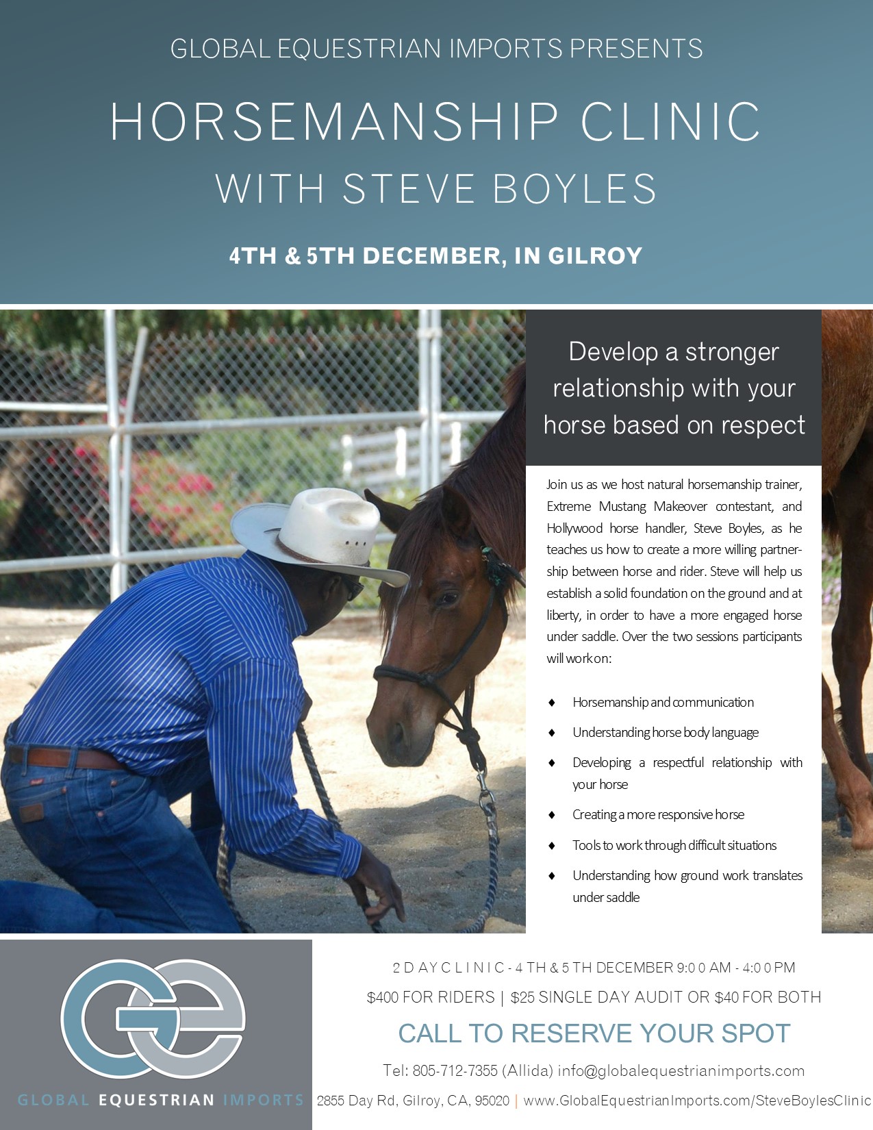 Steve Boyles Horsemanship Clinic